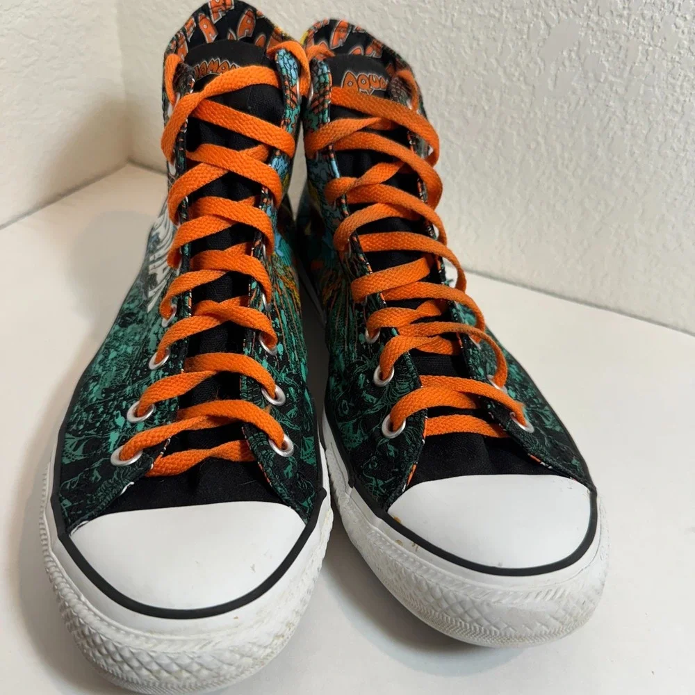 Converse Chuck Taylor All Star High‎ Aquaman DC Comics Sneakers Mens 11 Damage